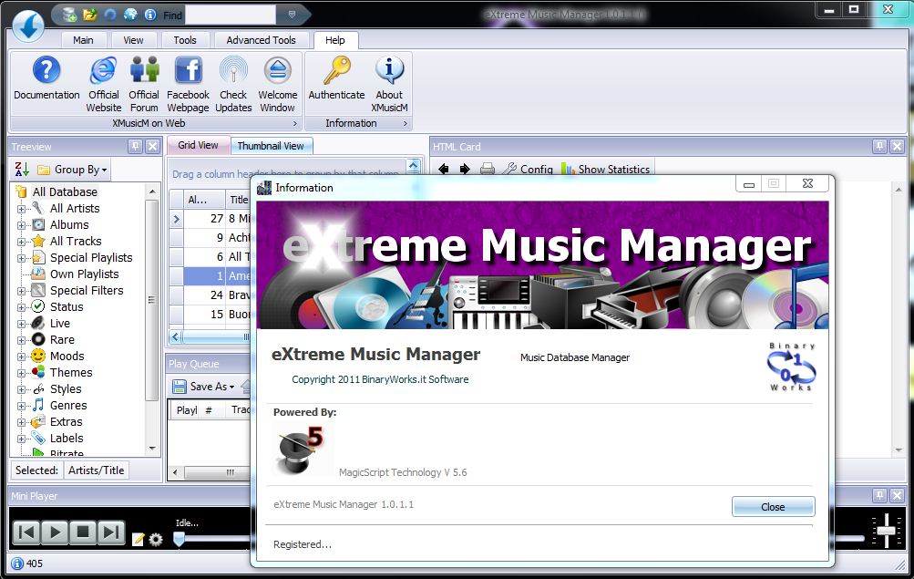 Extreme Music Manager 1.0.1.1 Precracked Software