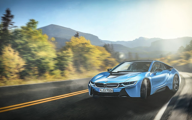 Bmw i8 Blue