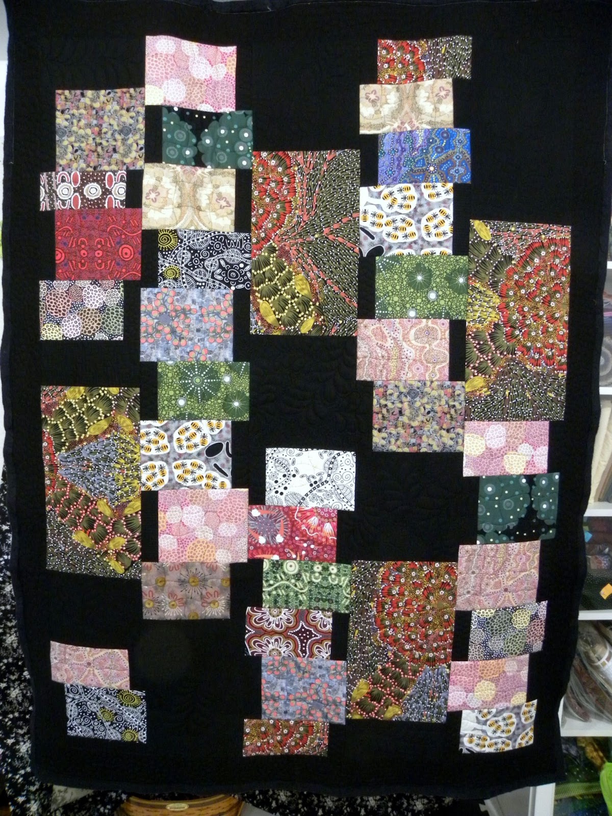 Crazy Horse Quilting Australian Fabric Quilt