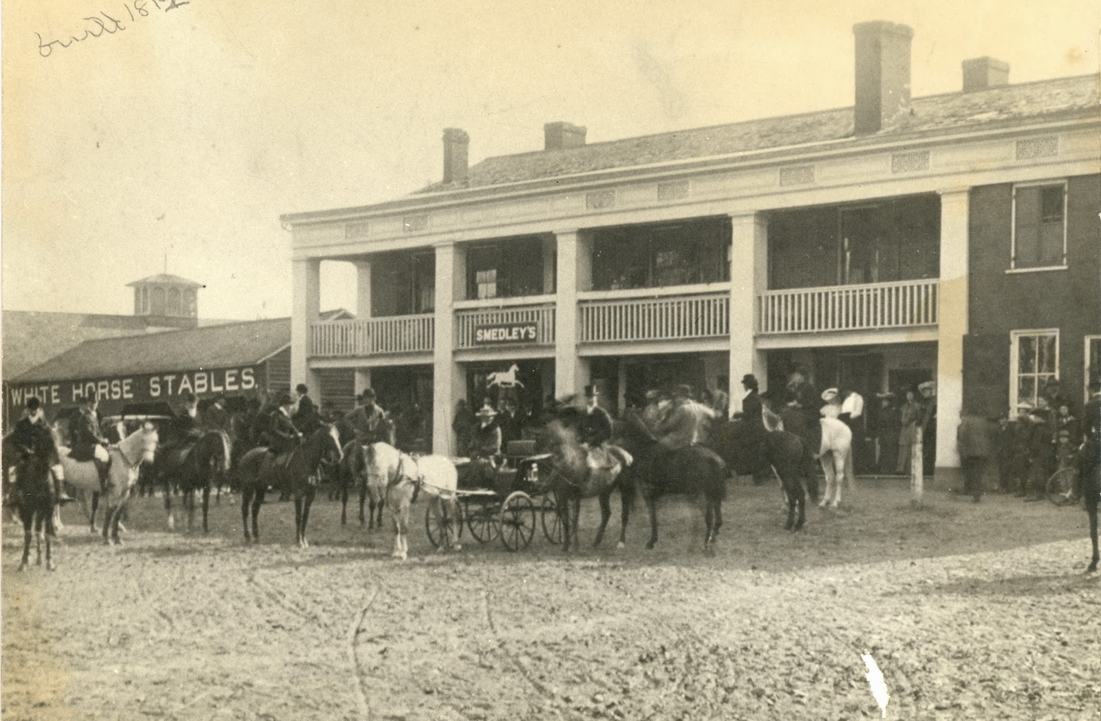 Stagecoach Days White Horse Tavern was a Famous Landmark