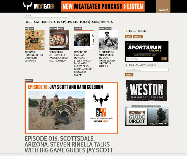 MeatEater Podcast with Darr Colburn and Jay Scott Jay Scott Outdoors