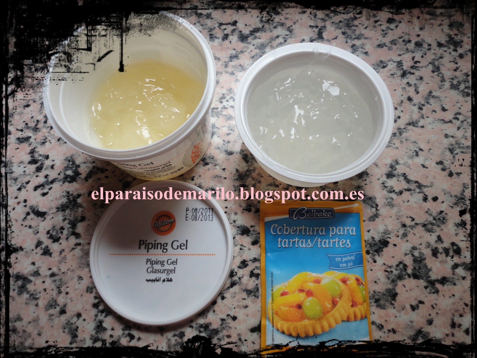 EL PARAISO DE MARILO 2 MANERAS DE OBTENER PIPING GEL CASERO (EFECTO AGUA)