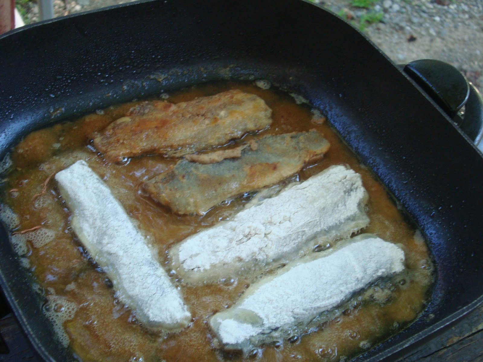 Highway Runner BREAKFAST OF SALT HERRING AND FRIED BREAD!!