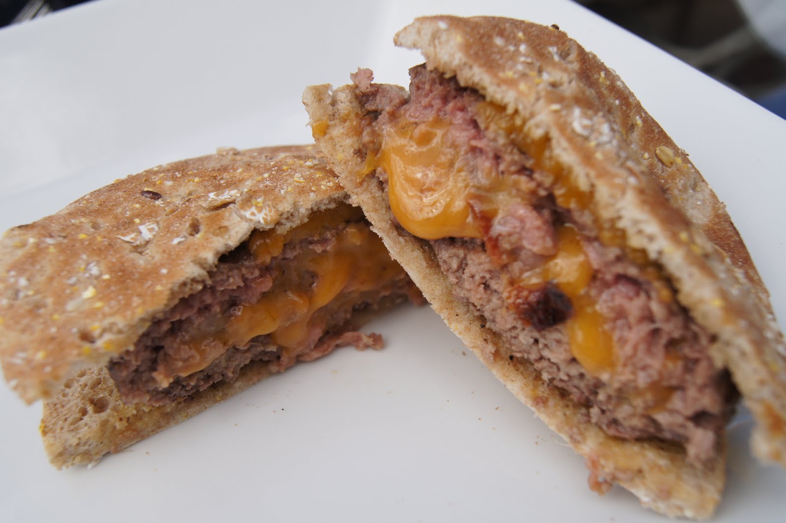 Honest And Truly! Tasty Tuesday Bacon Cheddar Stuffed Burgers