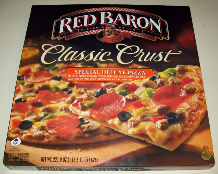 Ramen Butterfly Red Baron Classic Crust Special Deluxe Pizza