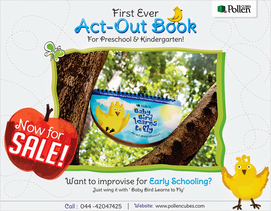 Pollen Cubes First Ever Act Out Book for Preschool & Kindergarten!!!