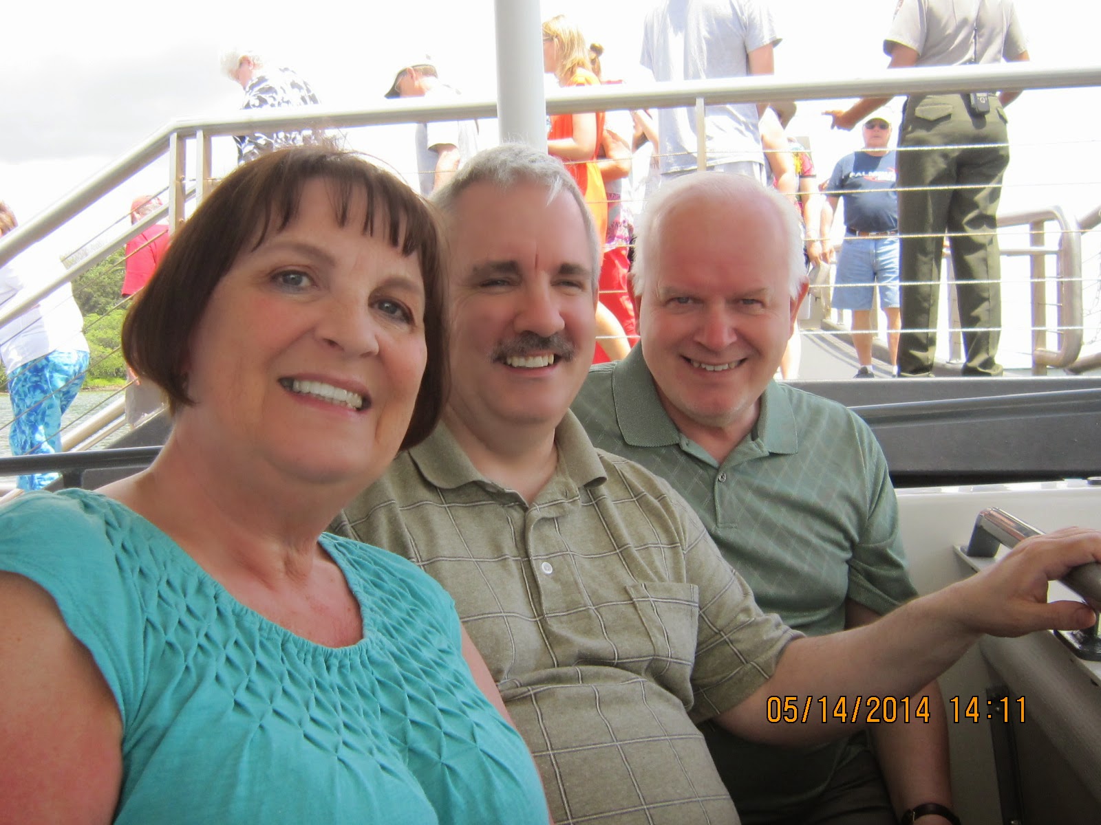 DEBI BOB AND DOUG CHEERS! HAWAII 2014