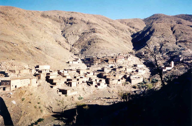 pueblo bereber en Marruecos 