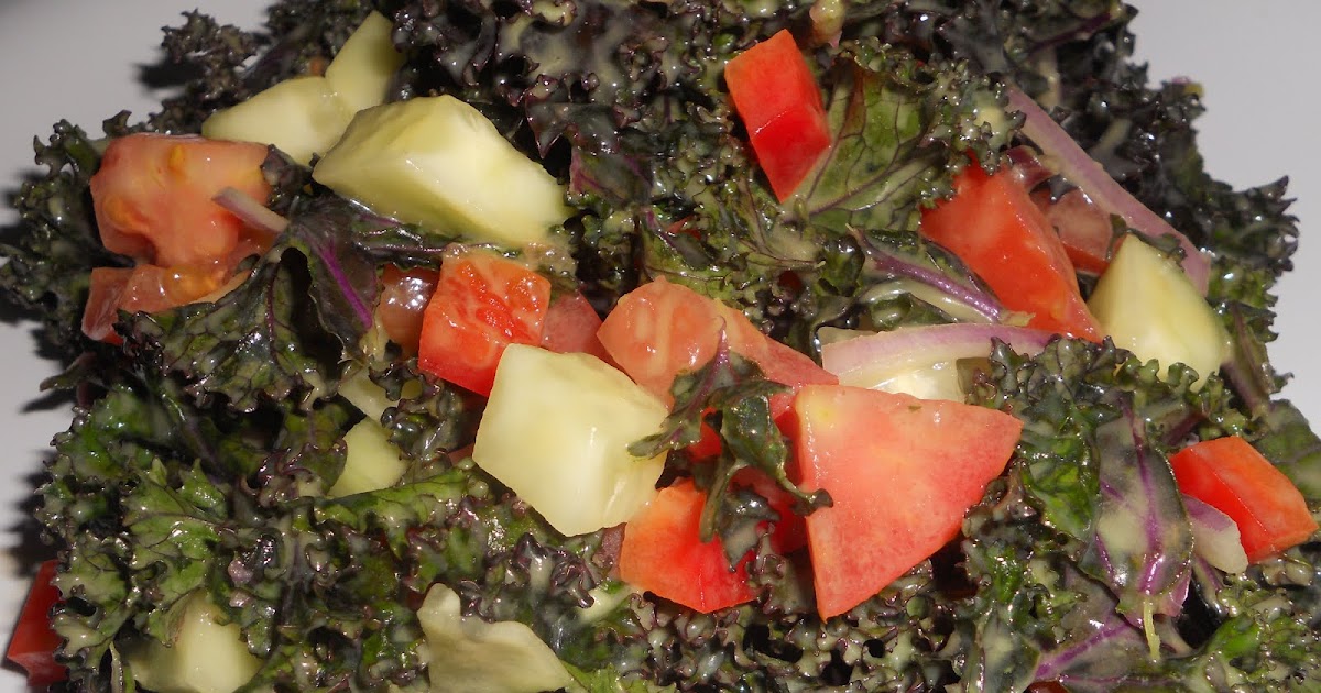 Czech Vegan (in America) Fiesta Kale Salad