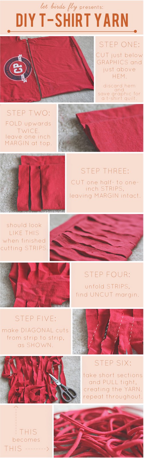 Recycled Tshirt yarn