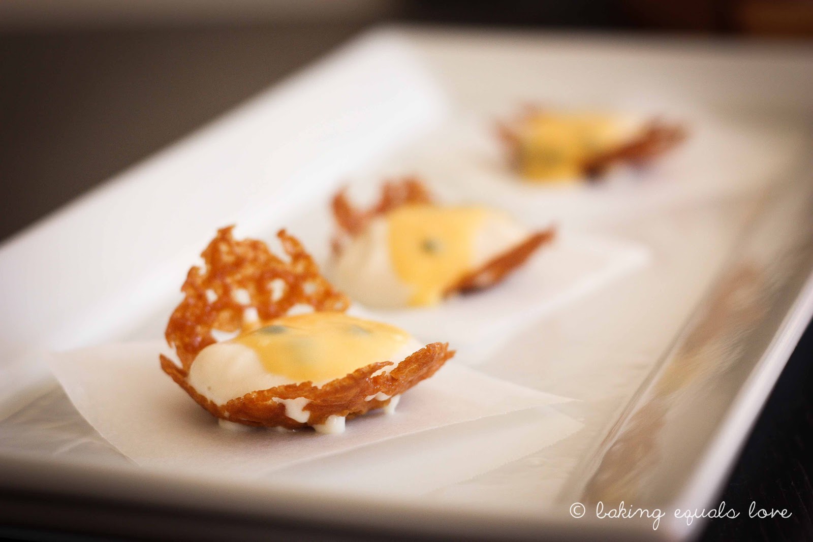 baking = love B for Baby Brandy Baskets with Vegan Lemon Cream and