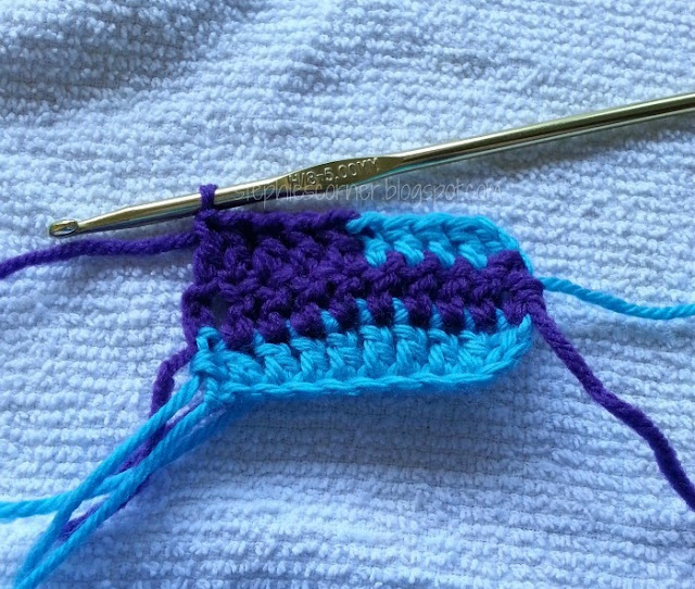 Stephie's Corner crochet 101 switching colors part II
