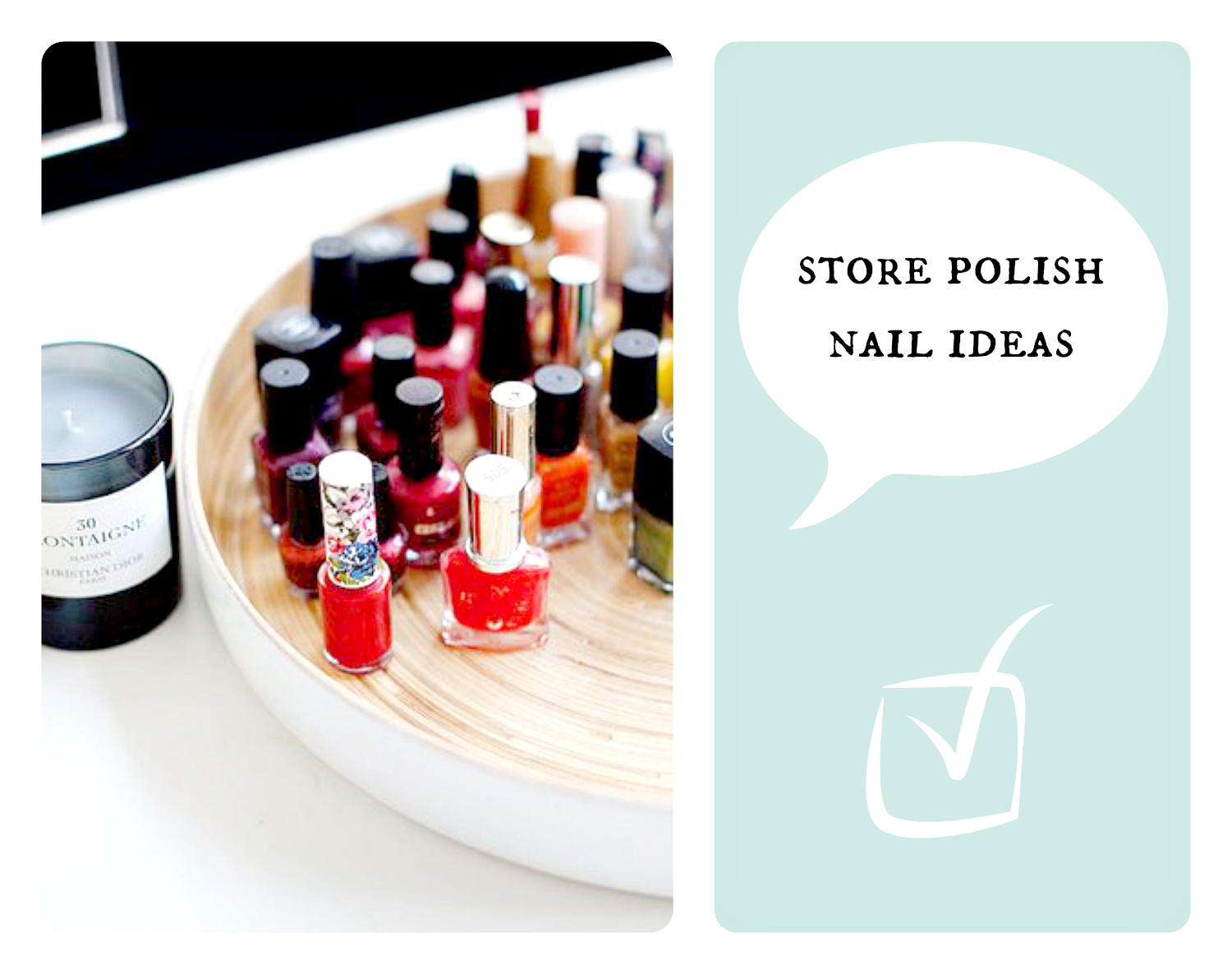 How to store nail polish? Jak przechowywać lakiery do paznokci? DIY