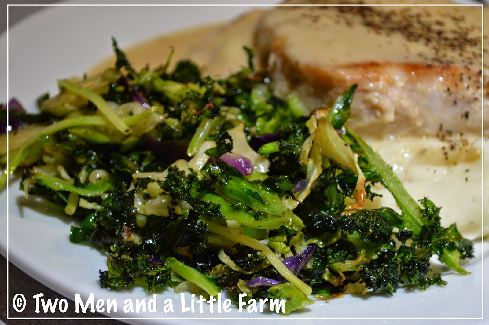 Two Men and a Little Farm OVEN ROASTED GREENS RECIPE