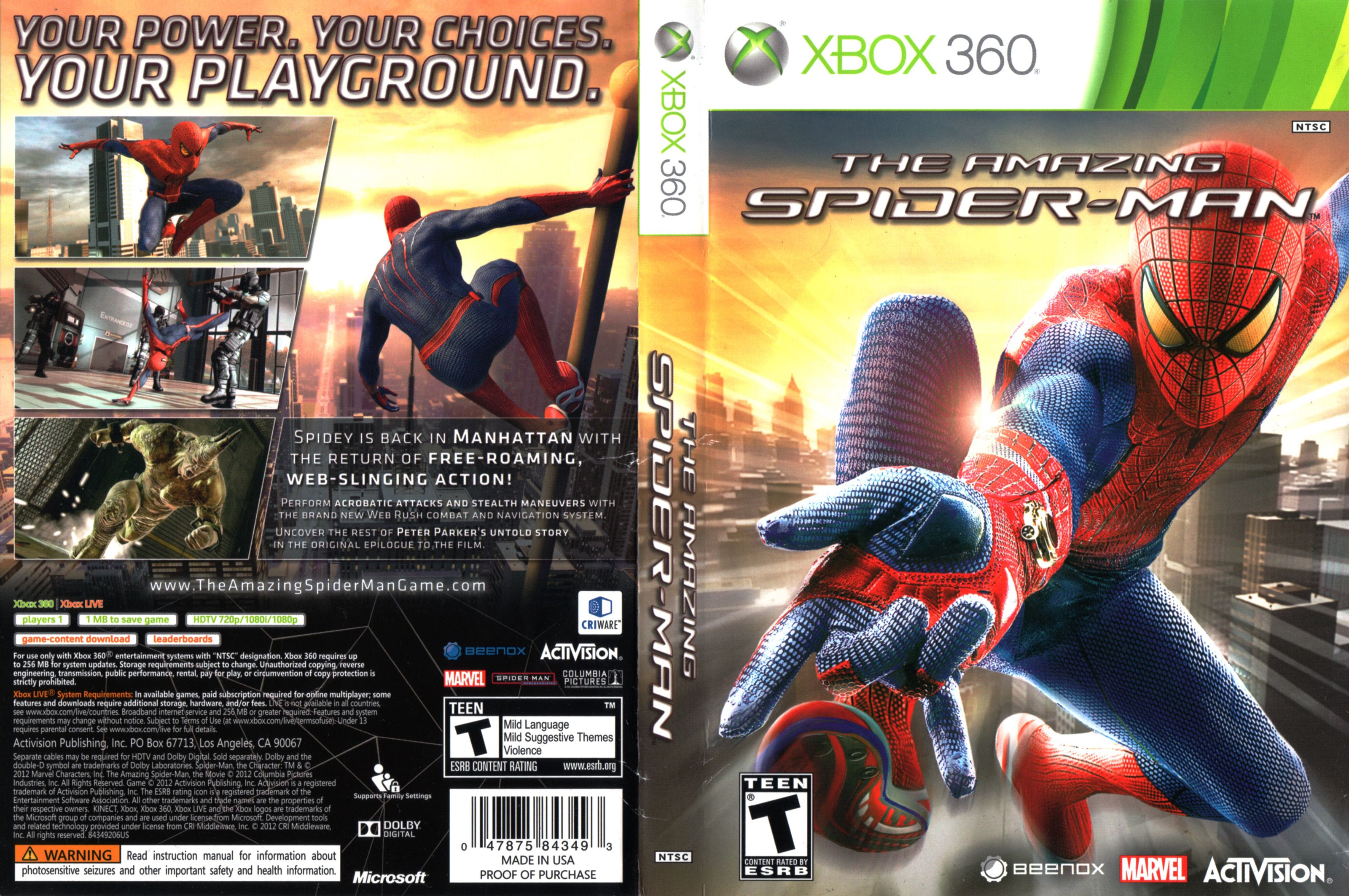 Xbox 360 Spider Man