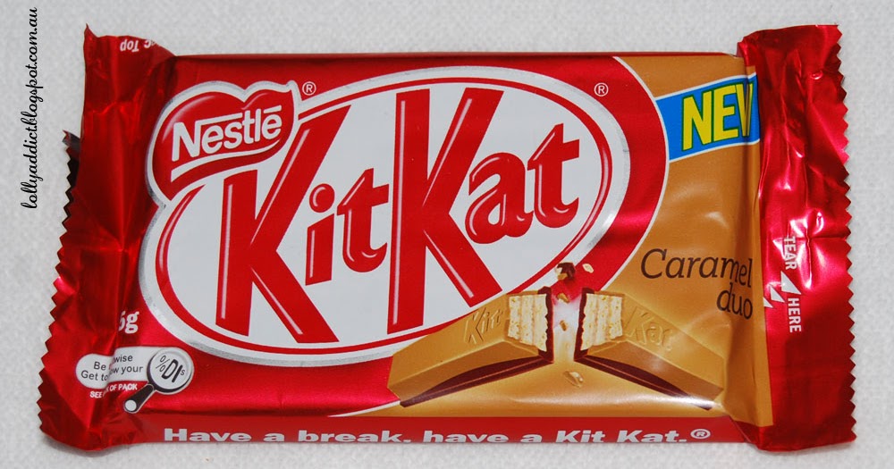 Lolly Addict Australian Confectionery Reviews Kit Kat Caramel Duo