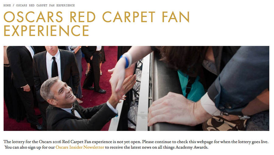 How to win Red Carpet bleacher seats at the Oscars The Gold Knight