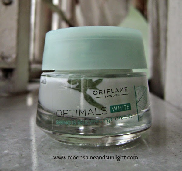 Oriflame Optimals seeing is believing eye cream review Indian Fashion