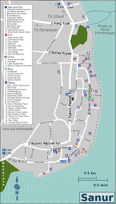 Sanur Map