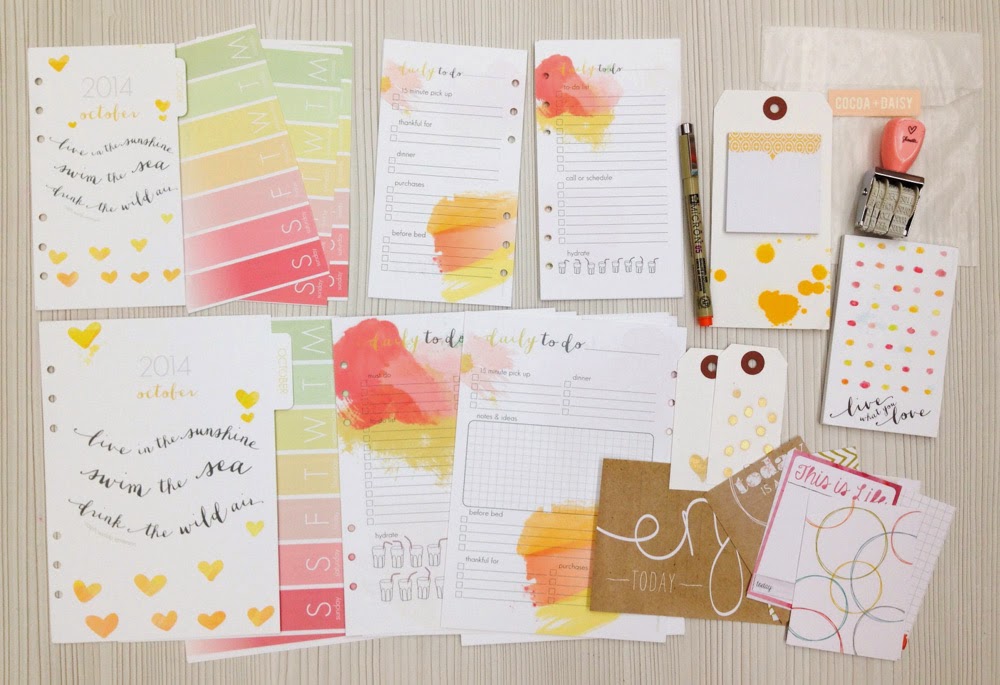 Happiness is Scrappy Planner My First Cocoa Daisy Day Planner Kit