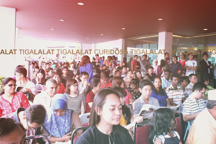 the crowds
