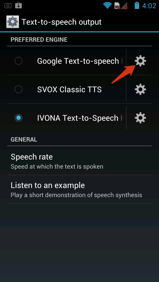 use ivona voice in google maps