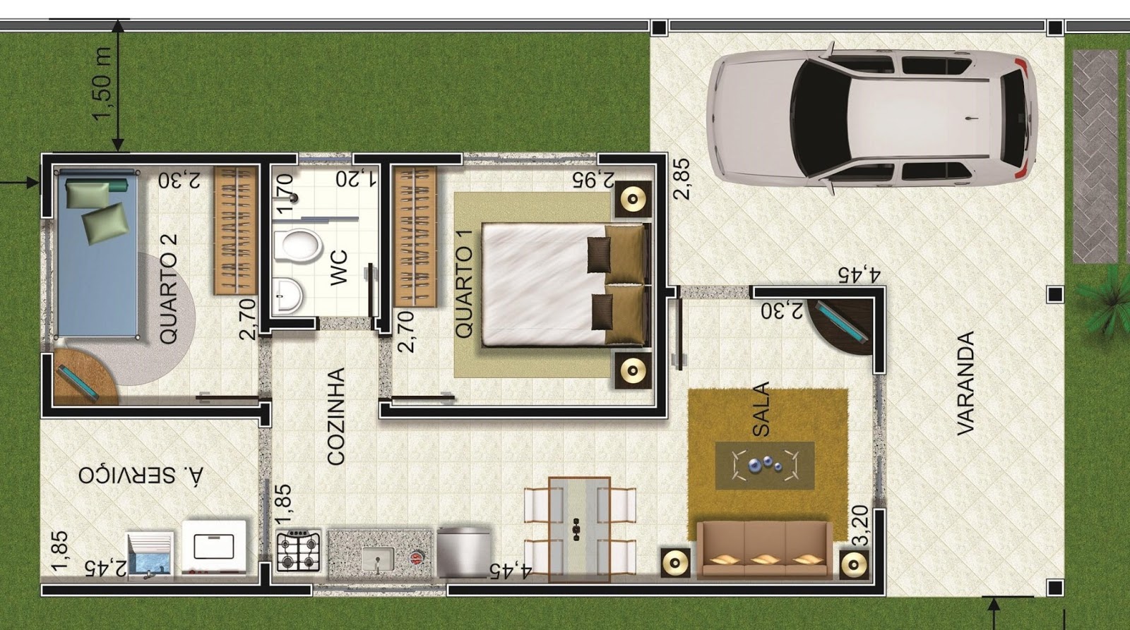 #51682F Realizamos seus sonhos ao melhor preço e qualidade solicite seu 1600x893 px Projetos De Casas Com Cozinha Americana #169 imagens