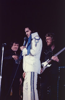elvis presley april stage aaron suit 1976 1975 piece