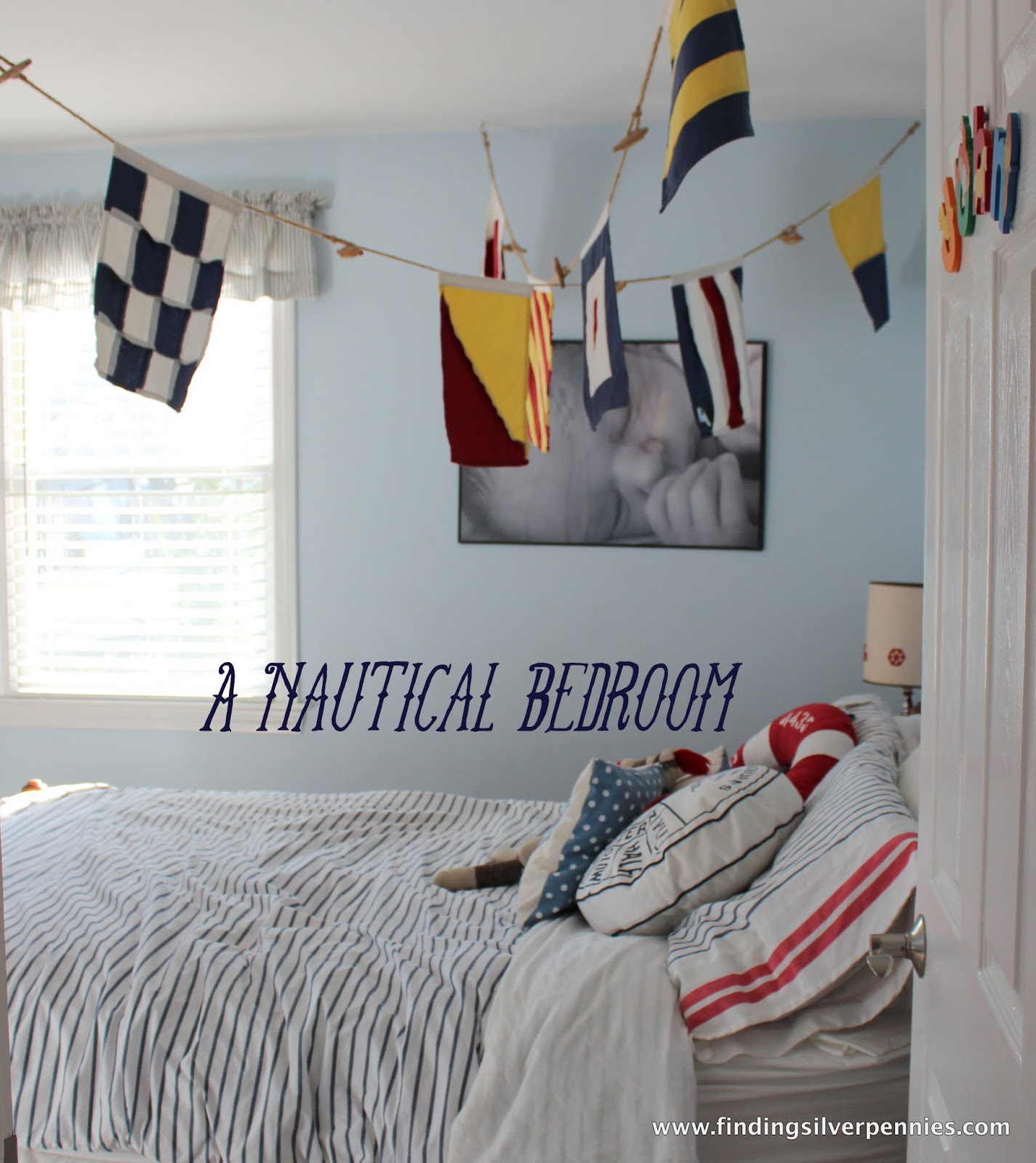 A Nautical Bedroom Finding Silver Pennies