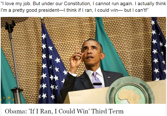 If I ran i could Win Third Term-Obama
