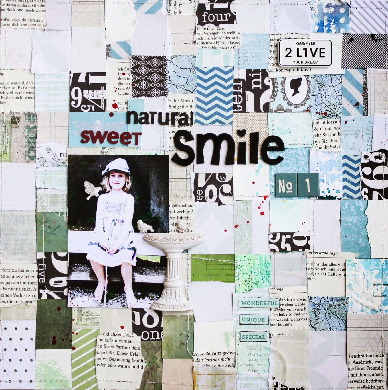 Scrapmanufaktur Patchwork Layout Smile