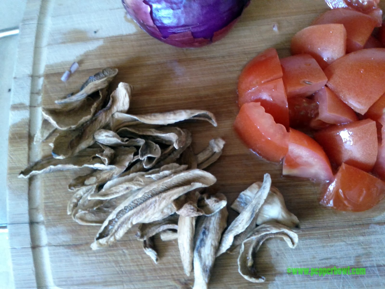 Maavathal Kuzhambu Sun dried mango Curry Pepper Bowl, a Food blog of