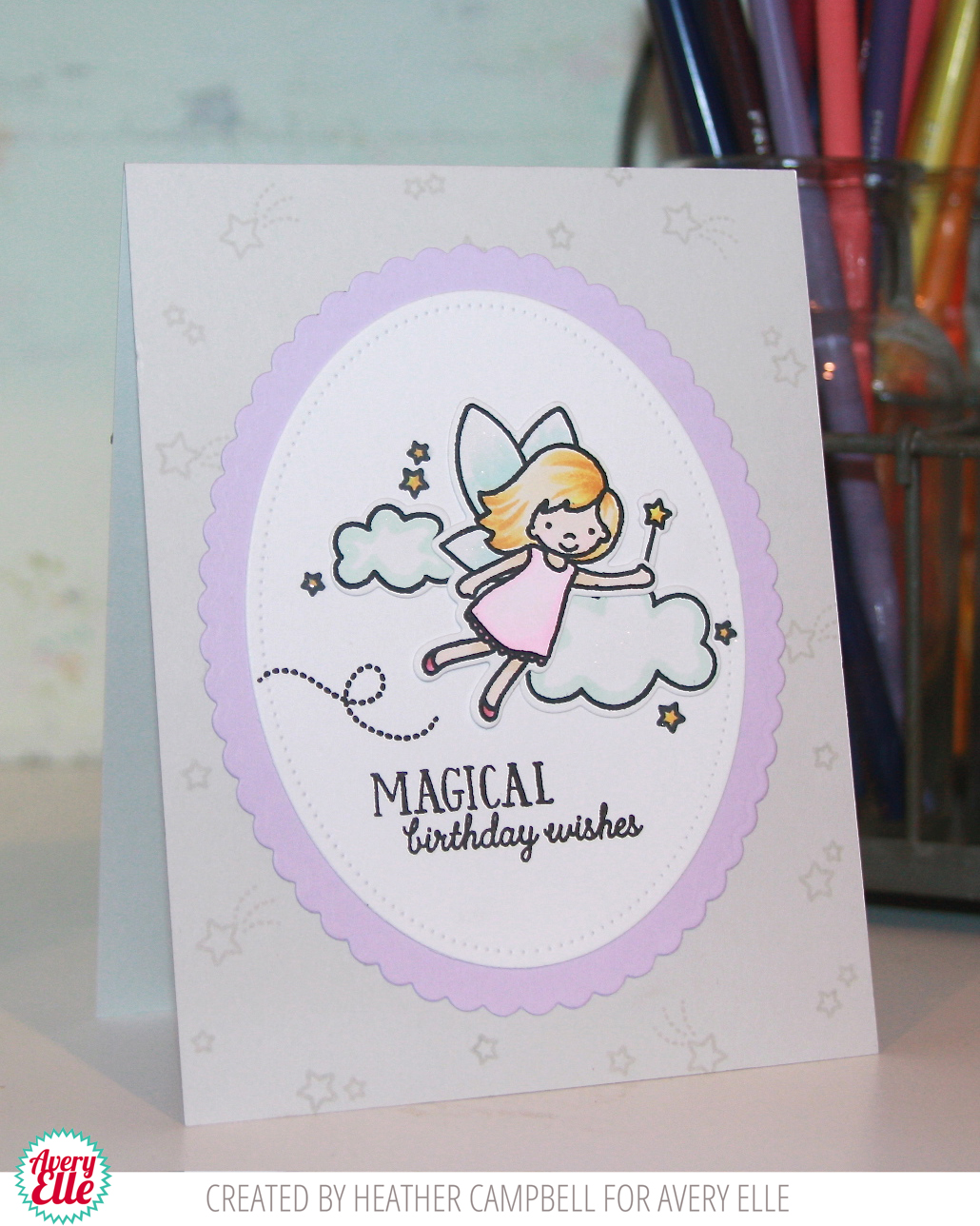 avery elle two fairy cute cards by heather avery note cards