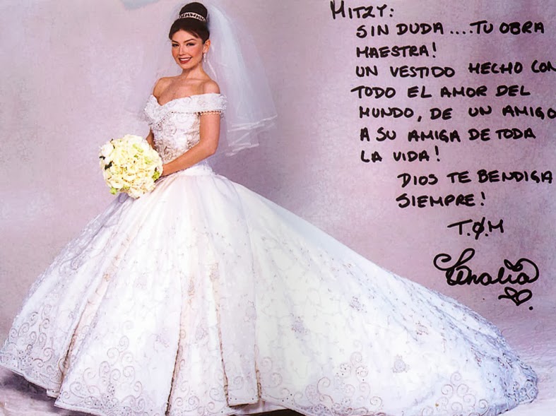 Wedding Dresses Thalia Boda Vestido Traje De Novia De Thalia