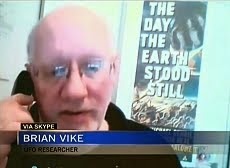 IMAGES FROM THE CTV TV NEWS ON INVESTIGATOR BRIAN VIKE.