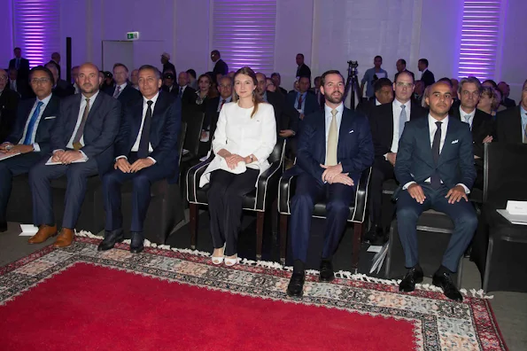 Hereditary Grand Duke Guillaume of Luxembourg and Hereditary Grand Duchess Stephanie of Luxembourg visited Casablanca