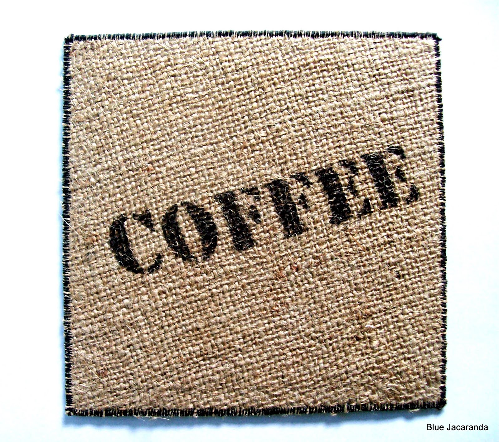 Blue Jacaranda by Linda Robertus What to do with an old coffee sack