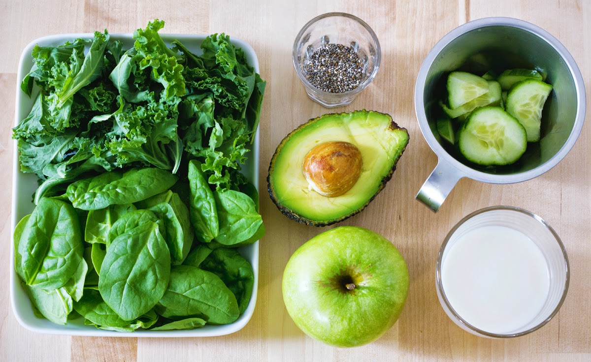 green smoothie ingredients