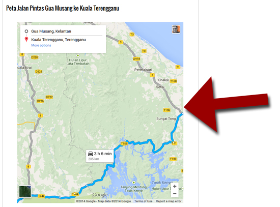 Cara Letakkan Peta Google Map dalam Entri Blog Cara Letakkan Peta Google Map dalam Entri Blog