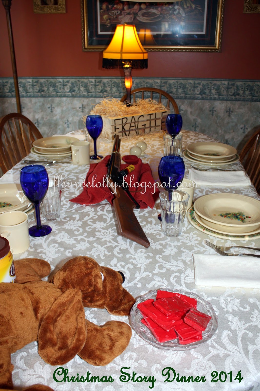 Fleur De Lolly Christmas Story Dinner 2014 Table Setting Ideas