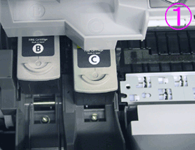 Retirar los cartuchos de tinta Canon en impresoras.
