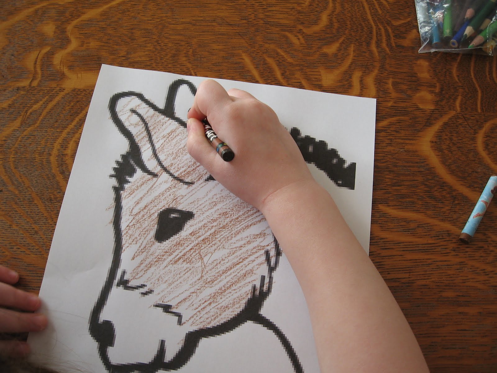 Almost Unschoolers Stick "Horse" Donkey Triumphal Entry Craft