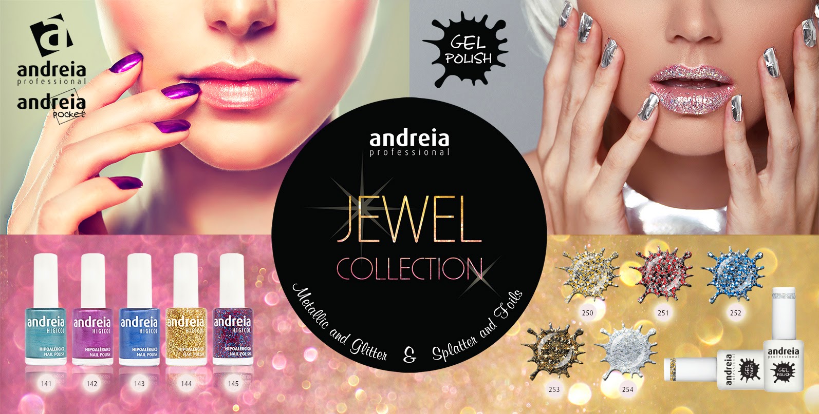 Andreia Cosmetics Jewel collection e mais Lançamento Belezas da Di