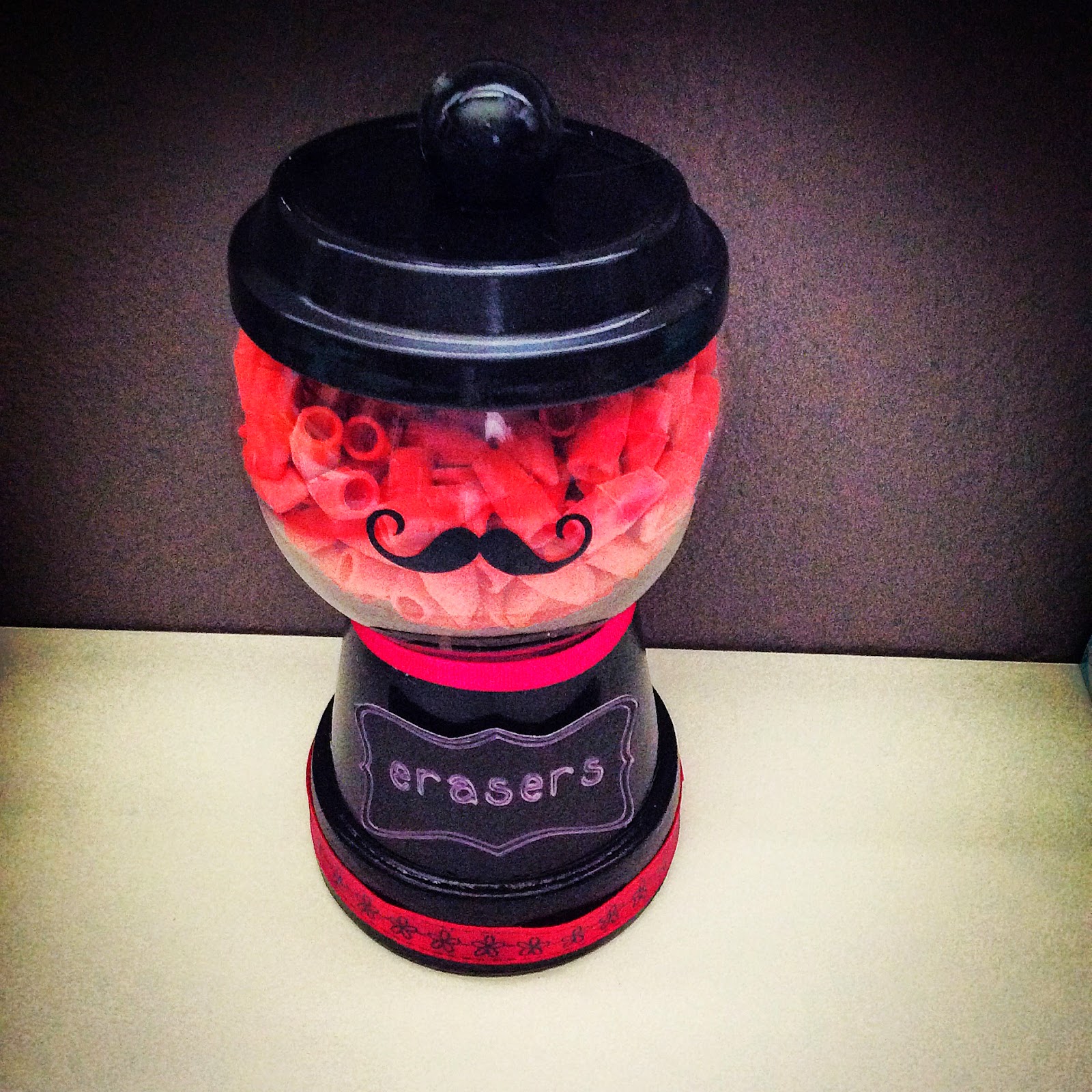 Mrs.Crafty Teacher Eraser Holder