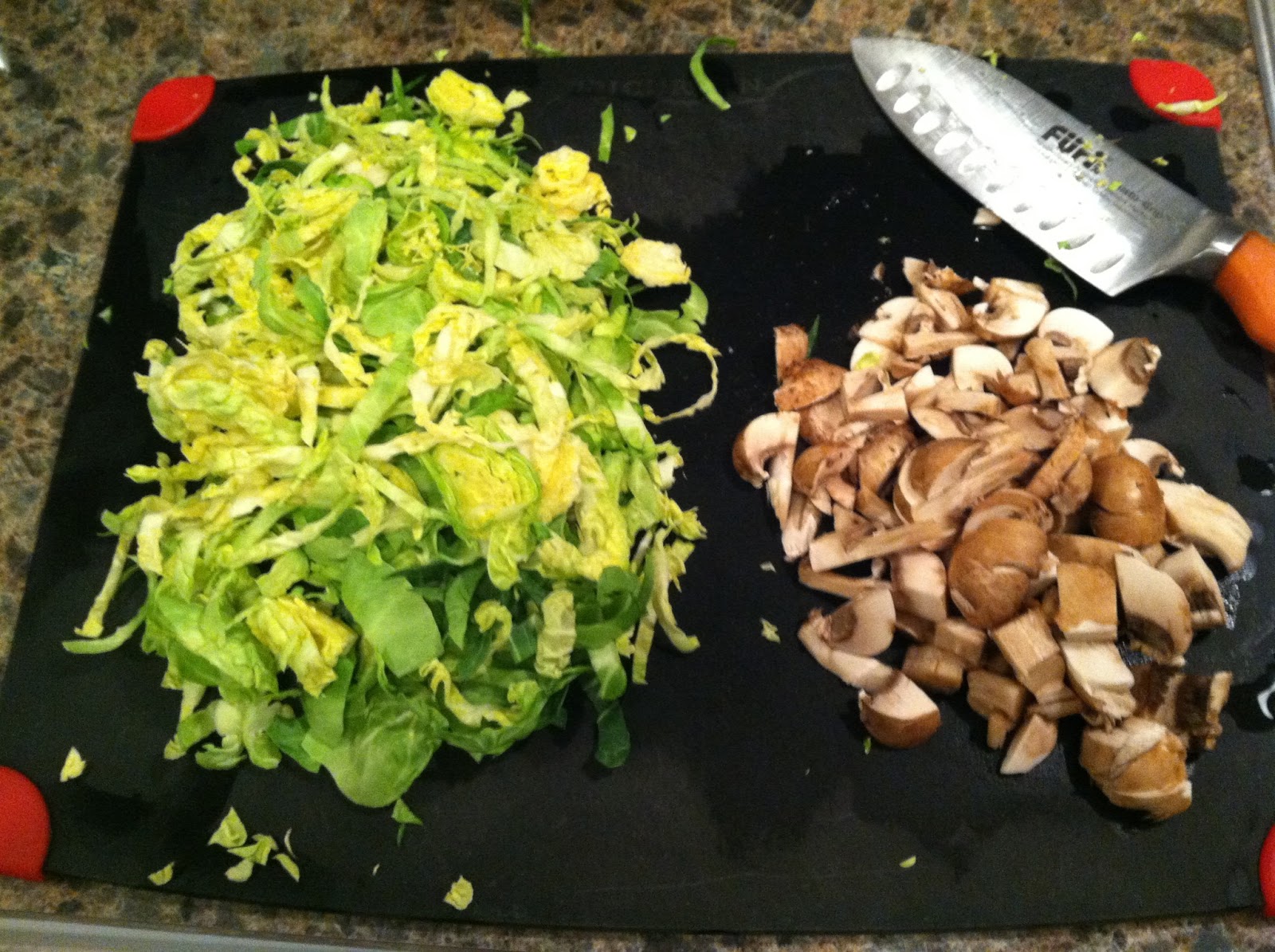Fresh Fare Brussels Sprouts & Mushroom Saute with Quinoa
