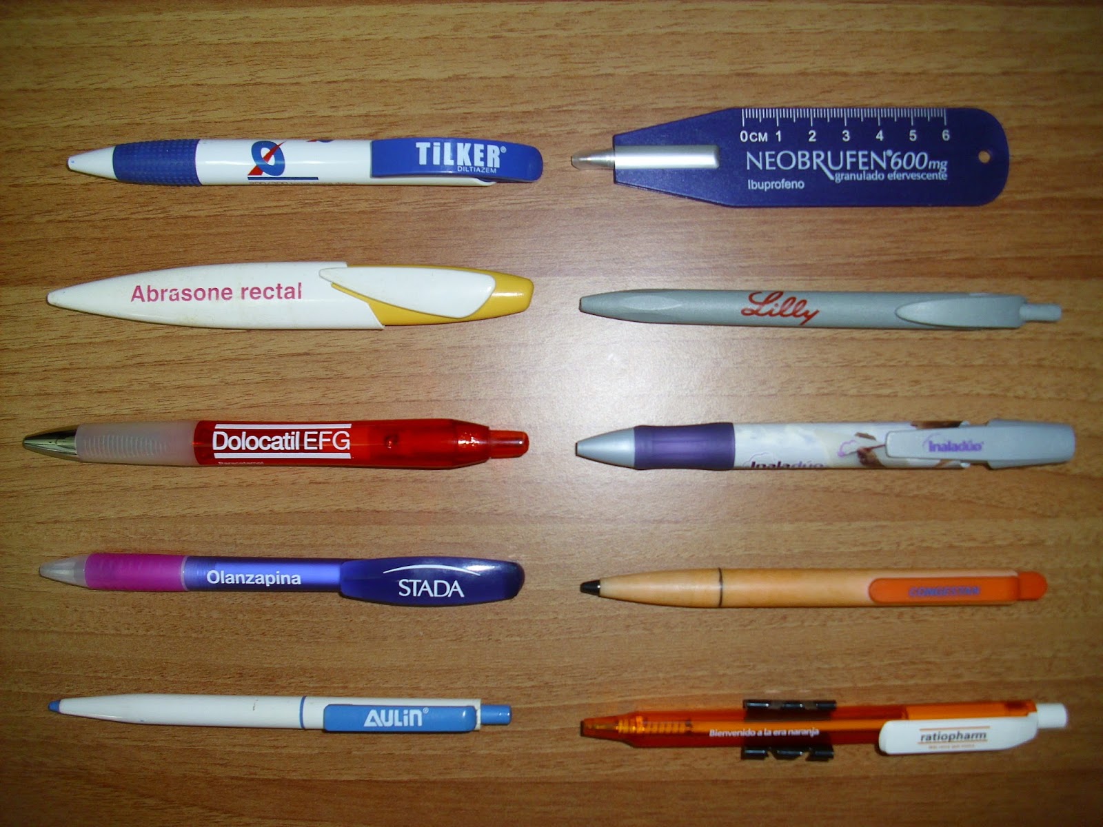 Farmacia Bolígrafos de Juan Carlos