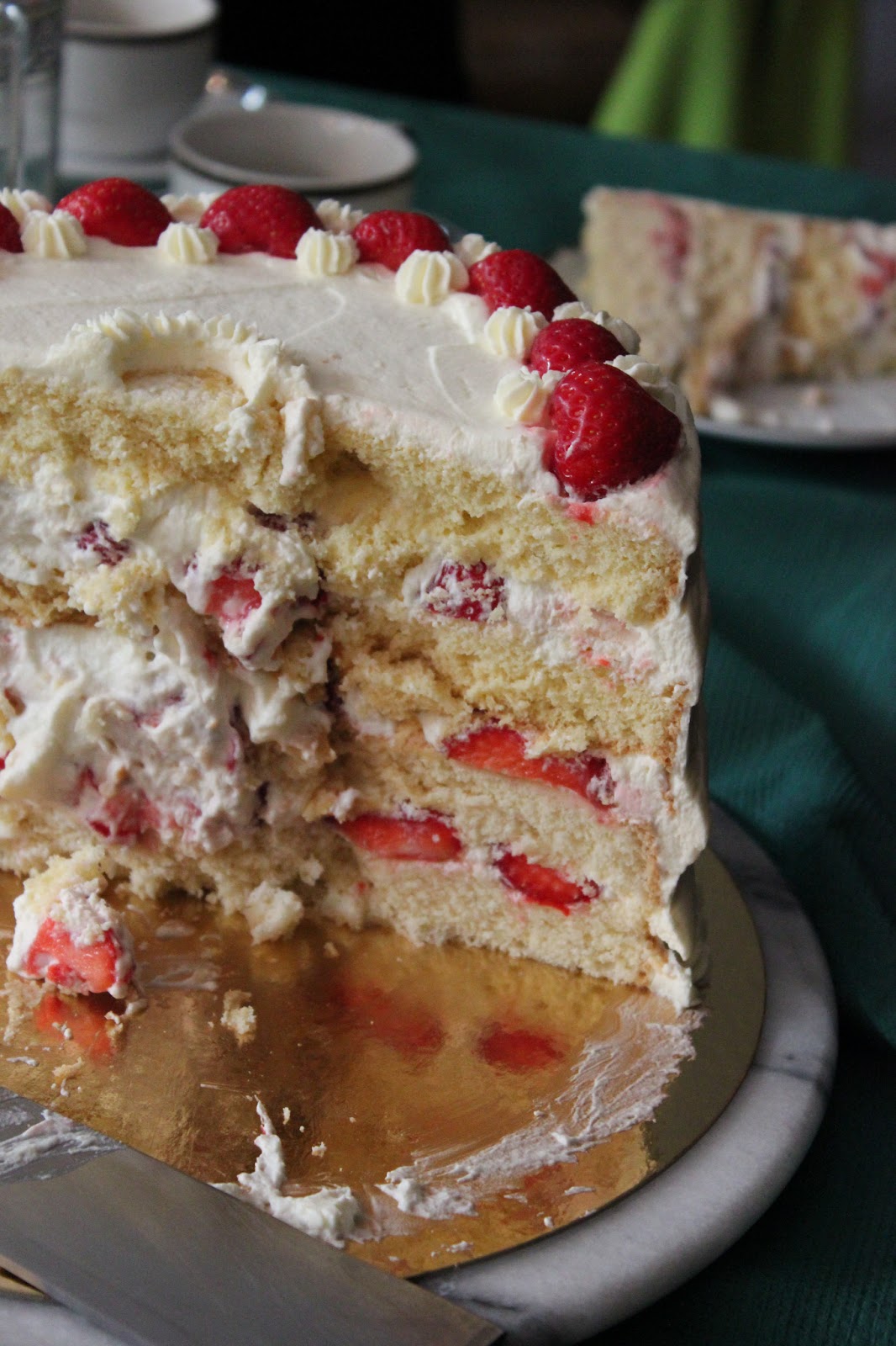 Jessy S Kitchen Genoise Creme Fraiche Fraise