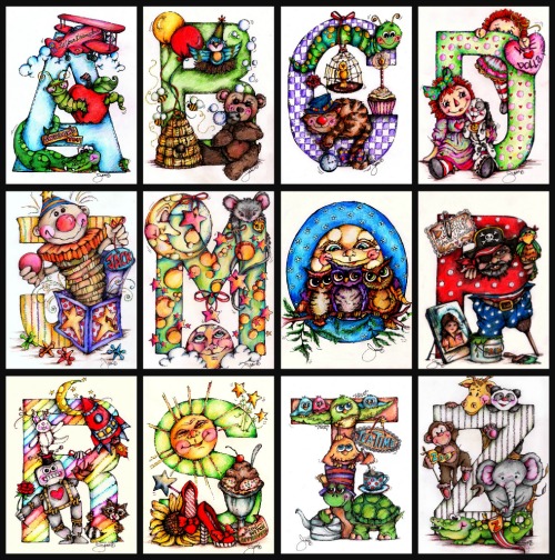 Pop Art Minis Paint Party Friday Sharing Letter C Is For Clown