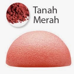 Konjac Sponge Tanah Merah