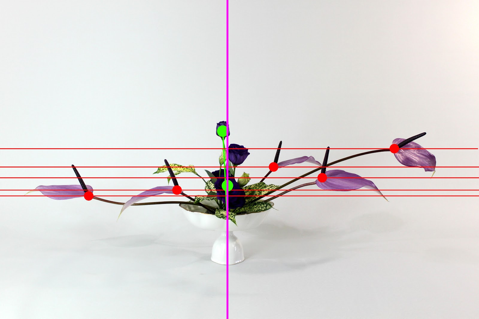 hanamai, the ikebana blog Radial Form Ikebana Explained